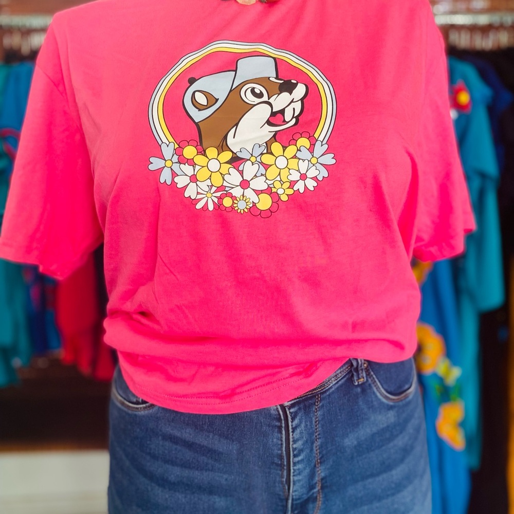 Pink Graphic Short Sleeve Tee